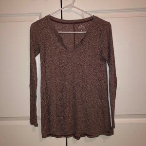 Hollister Long sleeve V-neck Top